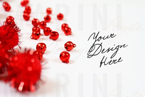 Christmas Background For Social Media Or Product Mockup Red