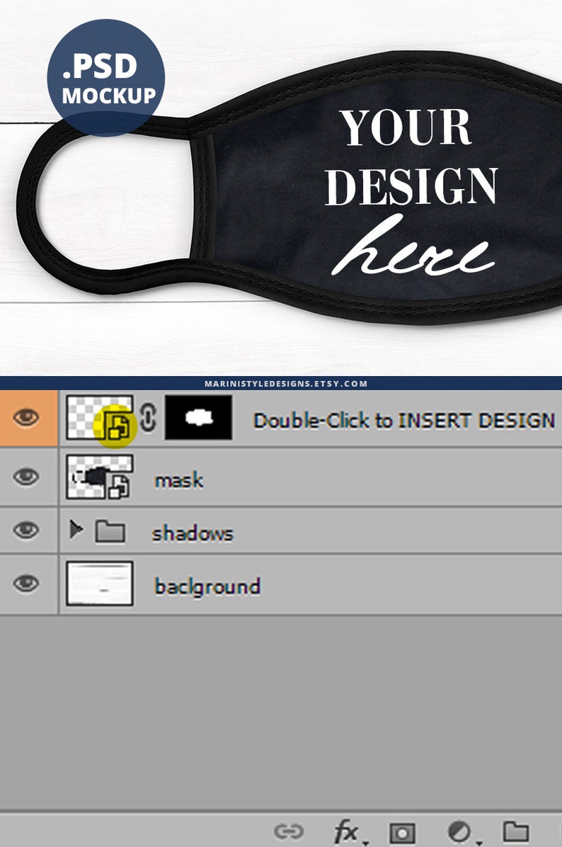 Download Black Face Mask Mockup Black face cover mockup Sublimation ...