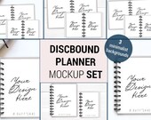Disc-bound Planner Mockup, Discbound Notebook mockup, Planner Pages Mockup, Printable Planner Mockup, TUL, Arc, Circa Planner Mockup, 1088