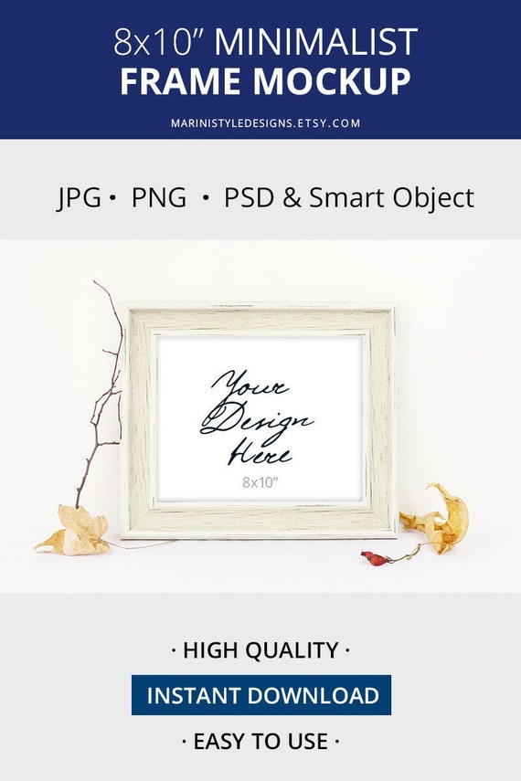 Frame Mockup Poster Mockup Wall Art Mockup Wood Frame Etsy