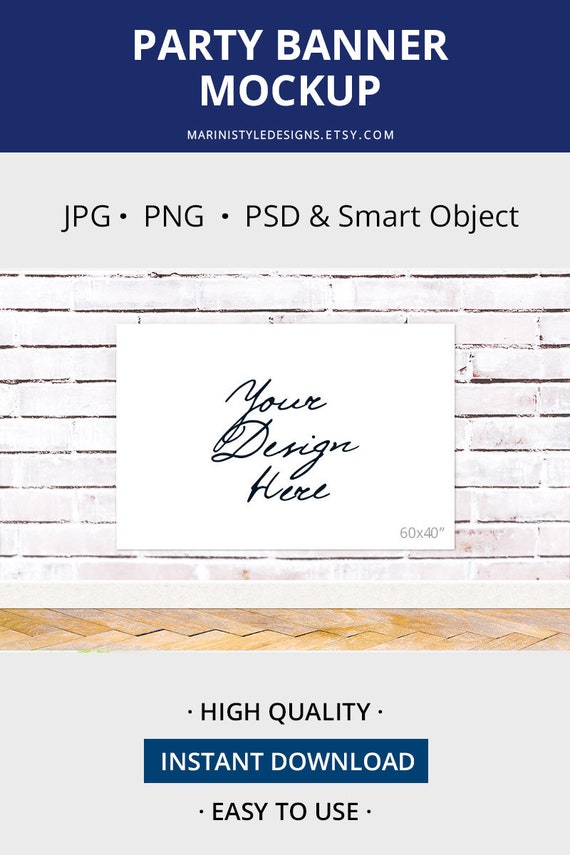 Download Wall Backdrop Mockup For Party Poster Party Banner Backdrop Etsy Yellowimages Mockups