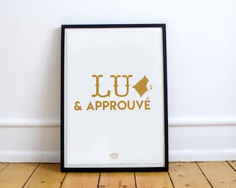 Read & Approved / Marillon the Beef / Poster / illustration / wall decoration / city