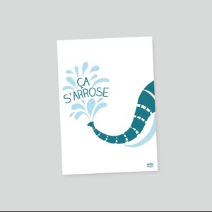 ça s'arrose / Carte Postale / Marillon the Beef / Illustration / ville / Nantes
