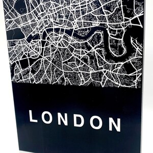 Carte de Londres - Bloc