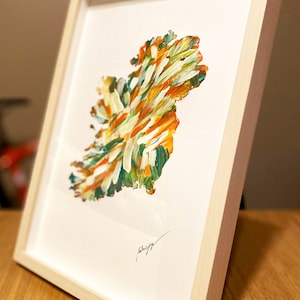 Irland Karte - Gemälde