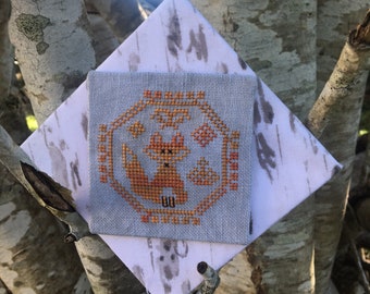 Quirky Quaker: Fox - Cross Stitch Pattern - PDF Chart