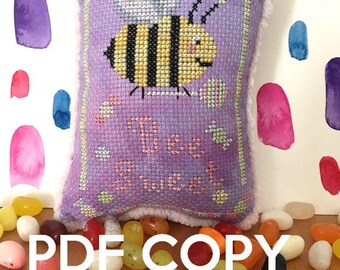 Bee Sweet - Cross Stitch Pattern - PDF Chart