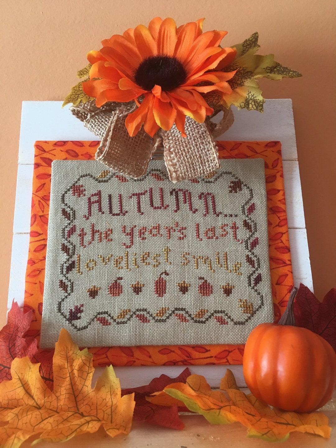 Ode to Autumn - Cross Stitch Pattern - PDF Chart - Etsy