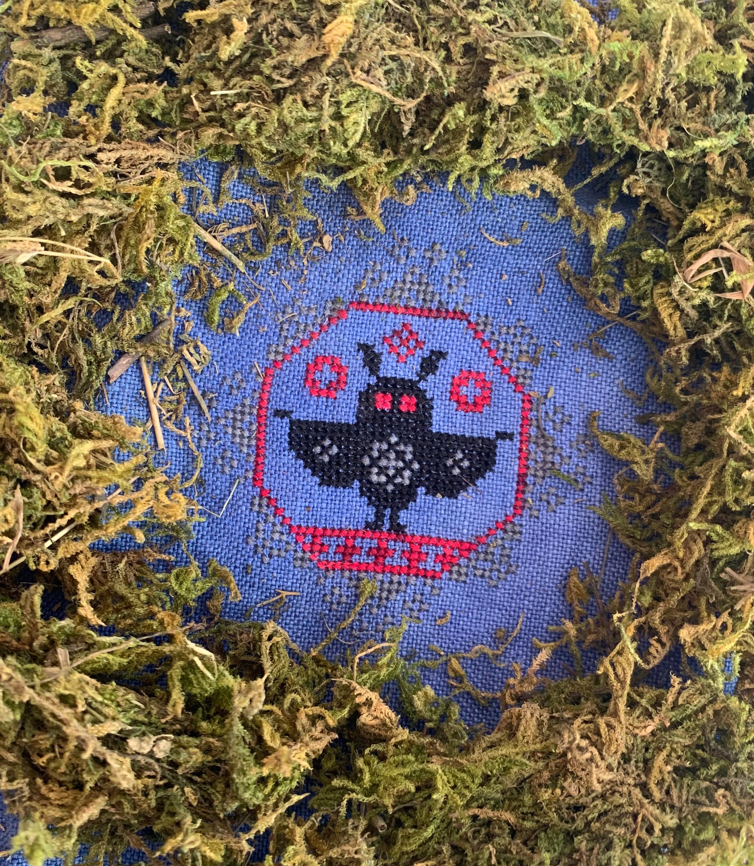 Cross Stitch Pattern Mothman - Etsy