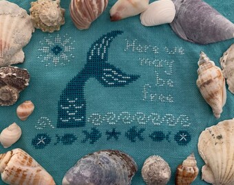 Here We May Be Free - PDF Pattern - Cross Stitch - Darling & Whimsy Designs