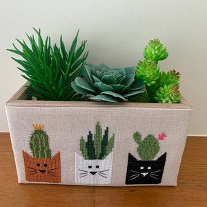 Plant Pawts - Meow the Merrier - Cross Stitch Chart - PDF Version