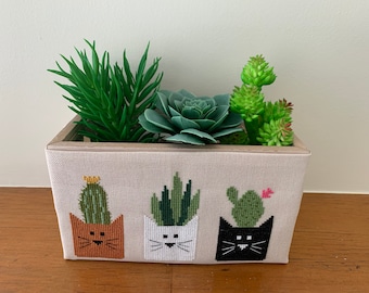 Plant Pawts - Meow the Merrier - Cross Stitch Chart - PDF Version