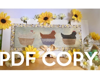 Henrietta & Friends - Cross Stitch Pattern - PDF Version