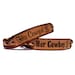 Her Cowboy His Cowgirl Engraved Leather Bracelet Set