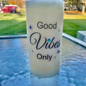 Positive Vibes only candle, Funny Candle, Funny Candles Gift for Her, Best Friend Gifts, Girlfriend Gift, Positive Energy Candle