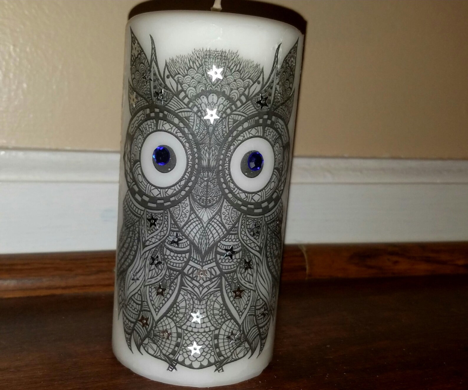 Owl Candle Etsy
