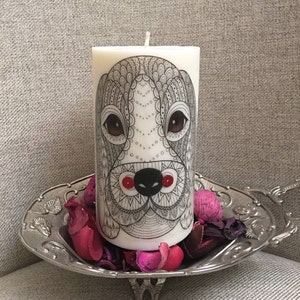 Beagle candle, Beagle gift, gift for beagle dad, Beagle lover, beagle