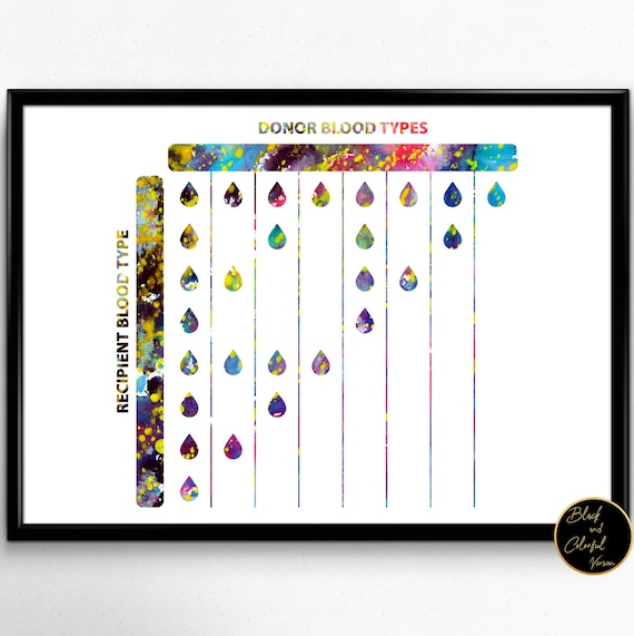 Blood Donor Compatibility Chart