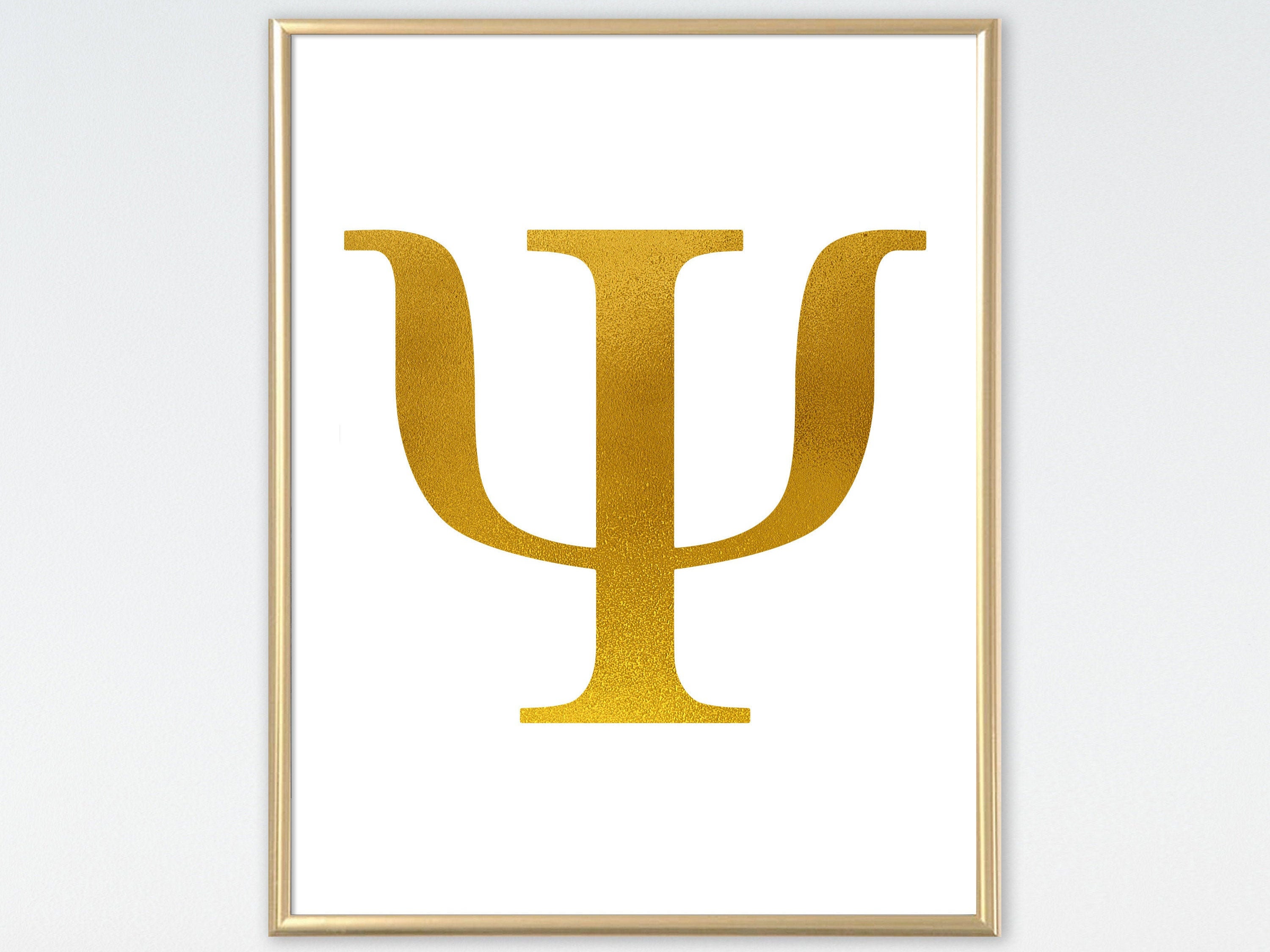 Psychology symbol symbol poster Psychology symbol art psi Etsy