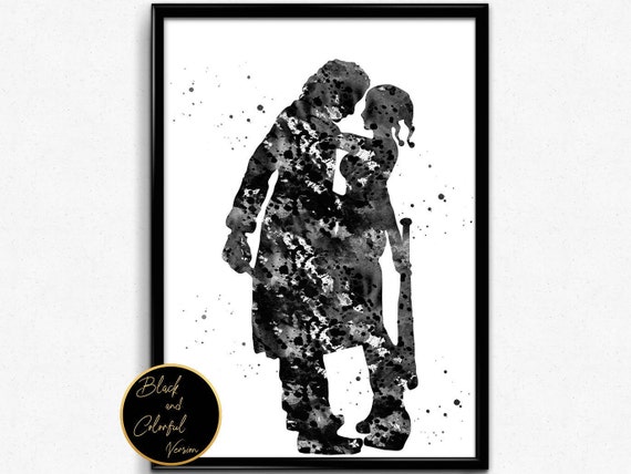 Harley Quinn And Joker Watercolor Poster Room Decor Gift Etsy