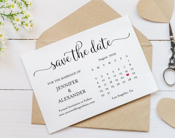 11 Beautiful And Free Save The Date Templates Diy Save The