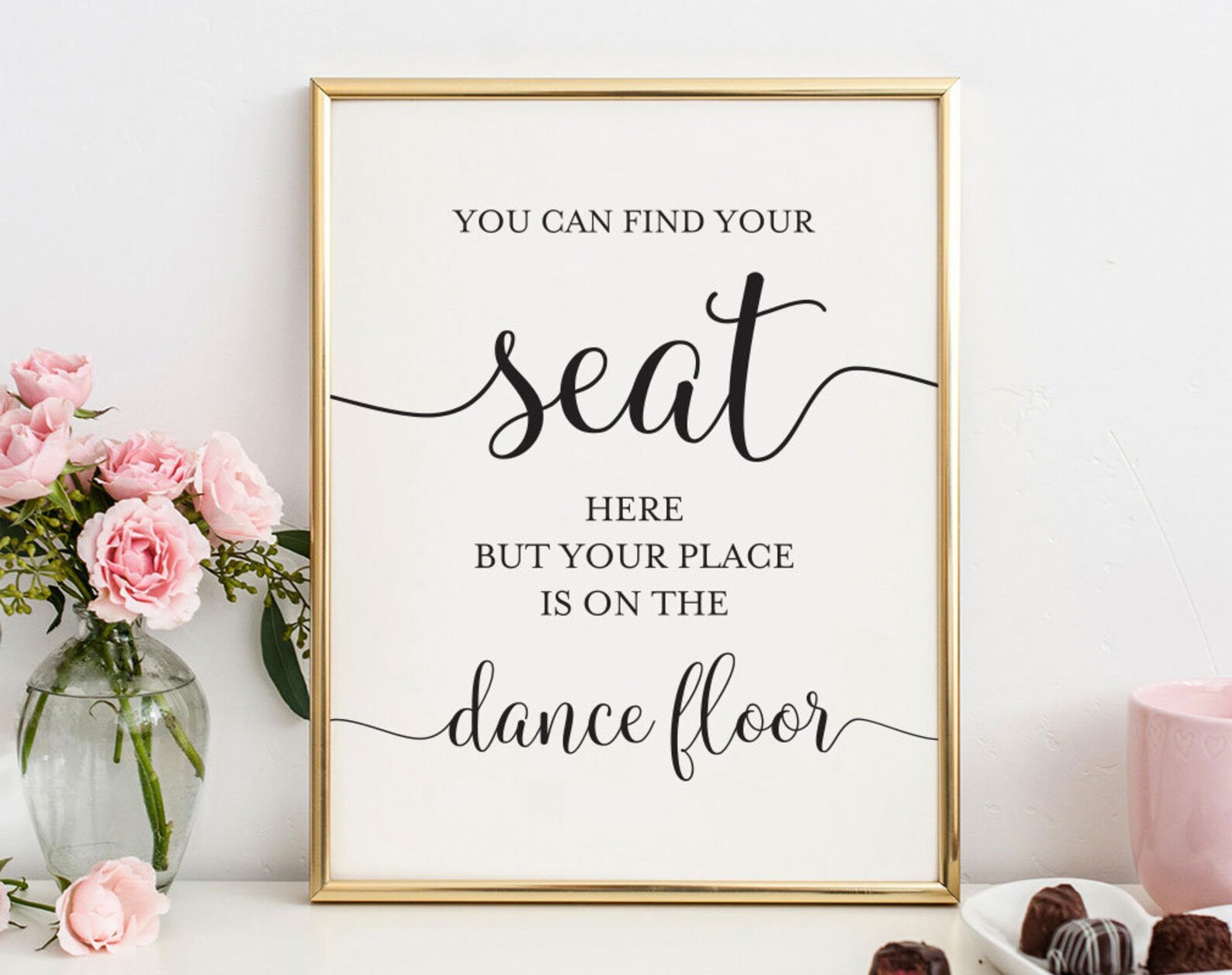 Find Your Seat Sign Printable Wedding Seat Sign Wedding - Etsy