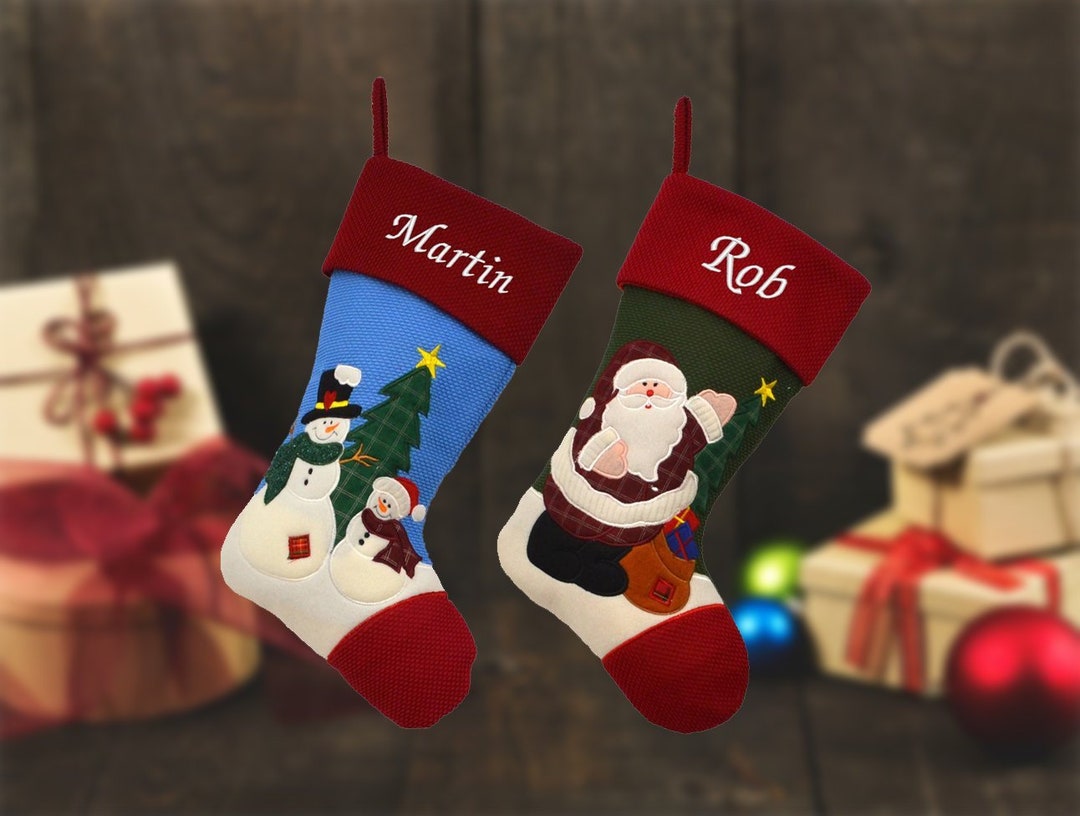 Vintage Style Christmas Stockings 