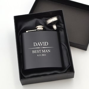 Personalised Engraved Wedding Special Occasion Hip Flask 6oz