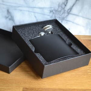 Personalised Engraved Wedding Special Occasion Hip Flask 6oz image 3