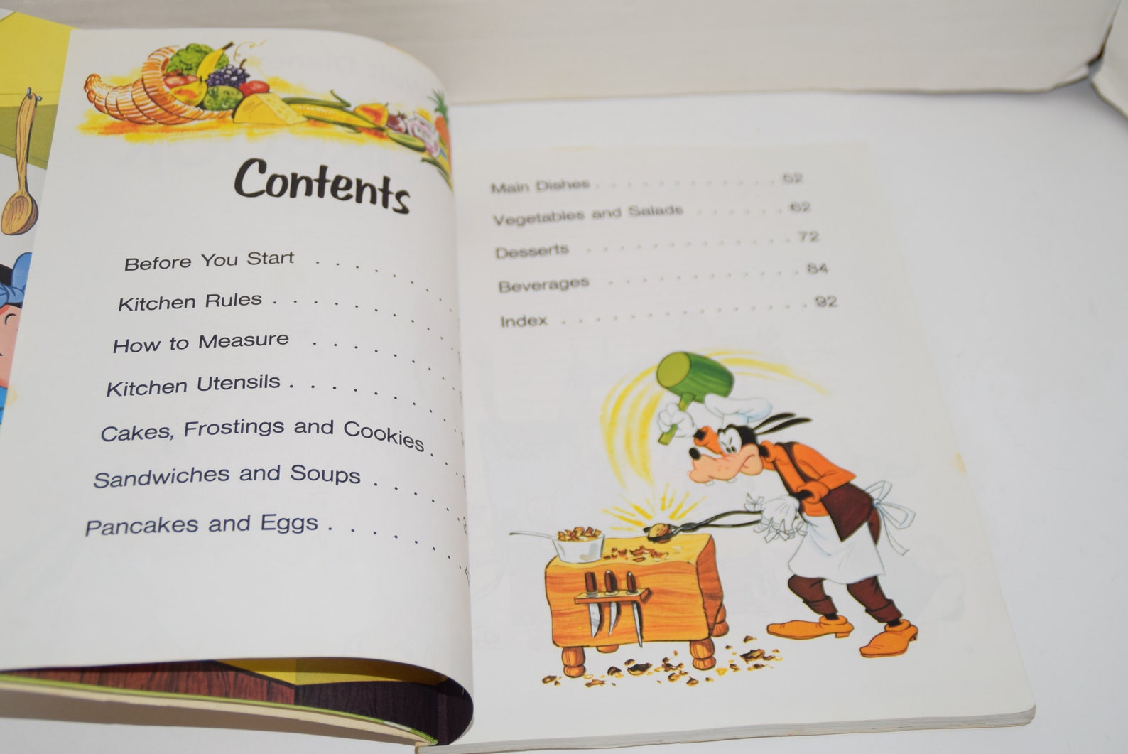 Original Walt Disney's Mickey Mouse Cookbook 1975 Etsy