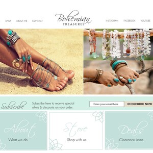 Boho jewelry websites clearance