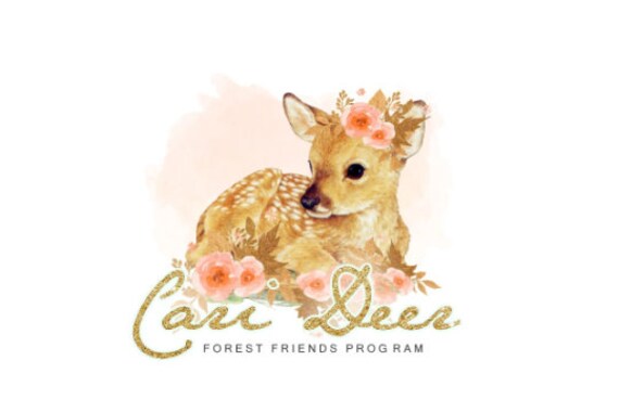 Fawn vector logo design. Cute deer vector logo design. 11470316