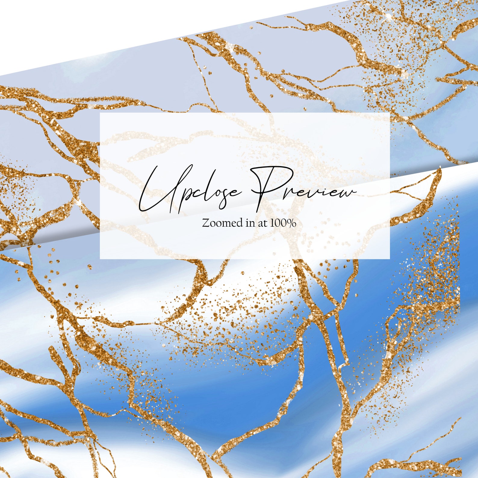 Blue and Gold Digital Paper Blue Paper Pack Blues and Golds - Etsy