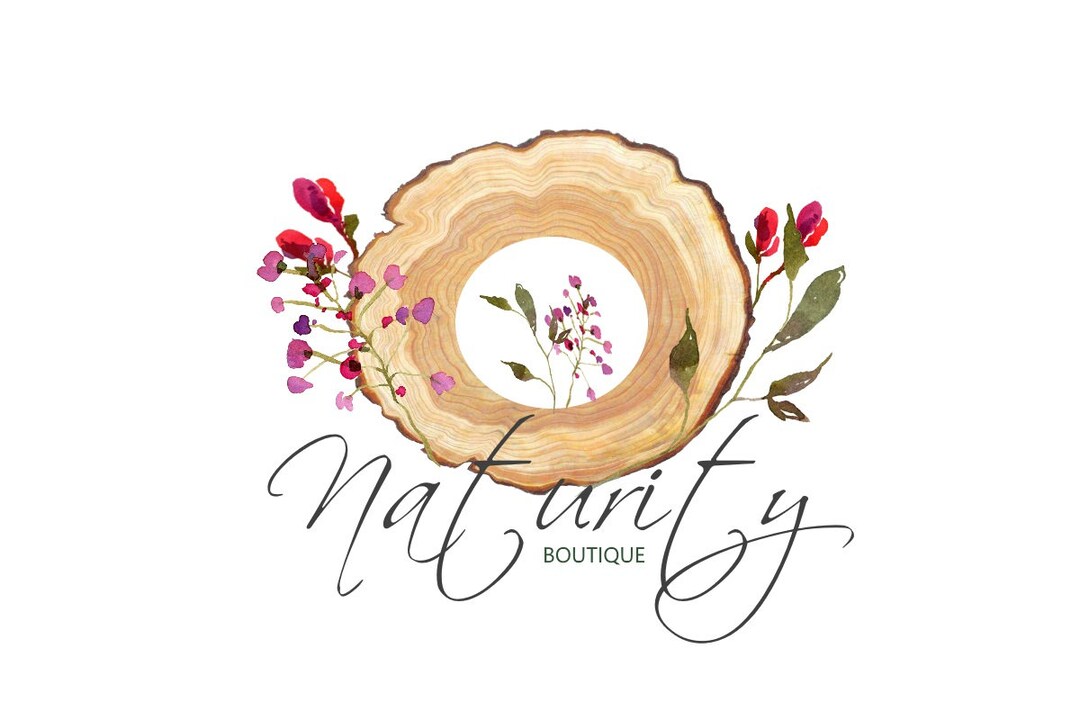 Plank Logo Wood Logo Design Wooden Logo Tree Stump Logo Etsy