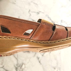 Deadstock RIEKER Antistress Brown Leather Loafers (Size 39 / US 8-8.5) image 4