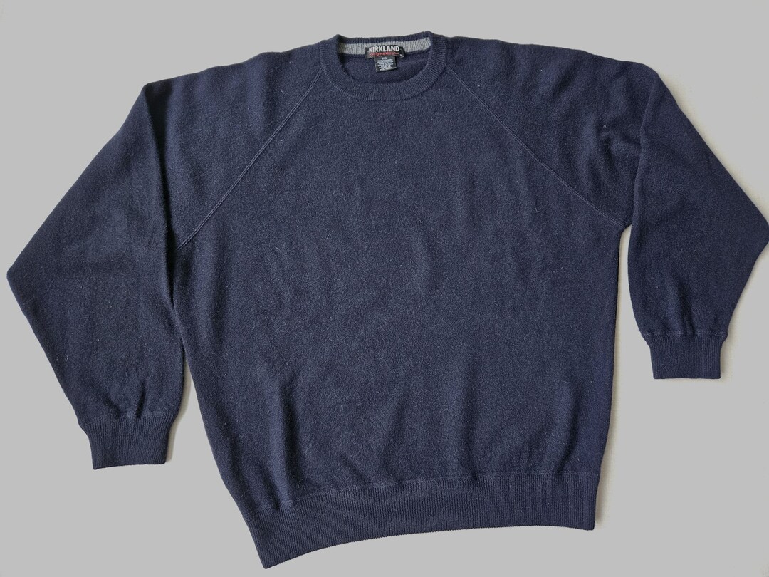 Pull 100% Cachemire Preston&York – Bleu, Taille XS, Occasion Très Bon État