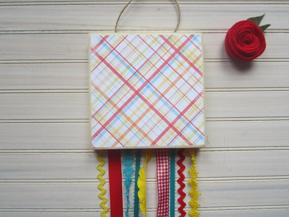 Decorative Wall Hanging With Ribbon And Lace Streamers Kids Etsy