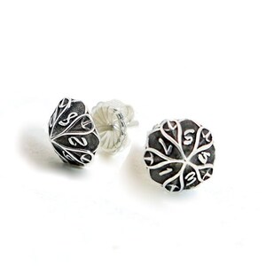 Sterling Silver D10 Dice Studs, Dungeons & Dragons Dice Inspired