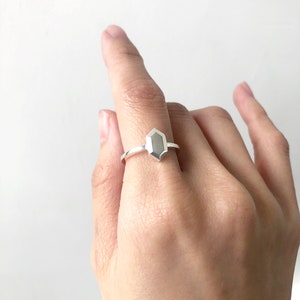 Rupee Ring, Legend of Zelda inspired Ring, Nintendo Ring, Sterling Silver Zelda Ring image 2