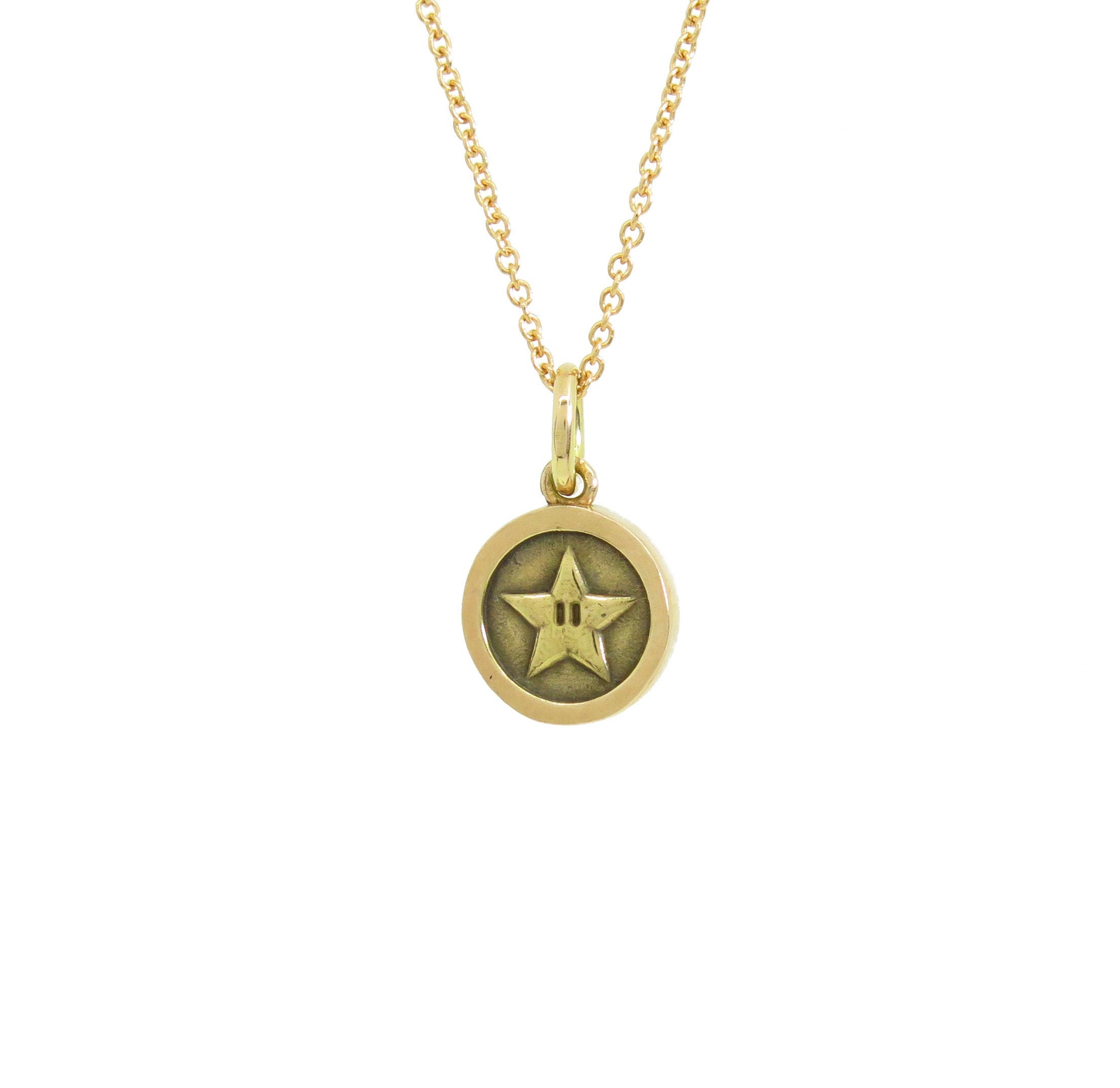 10K Yellow Gold Super Mario Bros Coin 