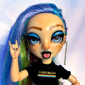 Rainbow High Amaya Punk Custom OOAK Doll