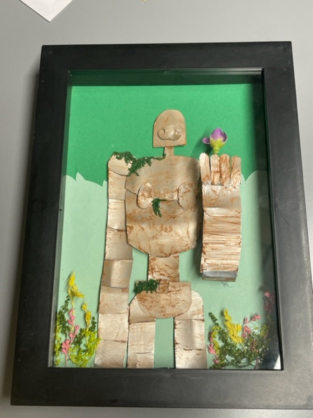 Sky Castle Robot Paper Shadow Box Frame - Etsy