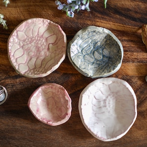 Handmade ring dishes