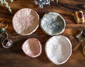 Handmade ring dishes