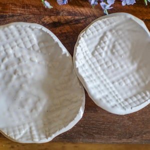 Ceramic White Engagement Ring Dish, Wedding Ring Holder, Wedding Gift