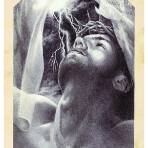 Into Thy Hands; Stations of the Cross XII Sympathy Notecard