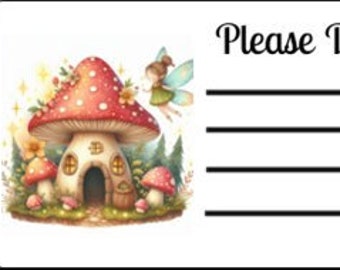 Printable INSTANT DOWNLOAD PDT Please Deliver To Labels Mailing Label Address Label Shipping Label Pen Pal Supplies Happy Mail Fairy Fantasy