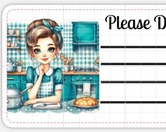 Printable INSTANT DOWNLOAD PDT Please Deliver To Labels Mailing Label Address Label Shipping  envelope kitchen kawaii retro housewife