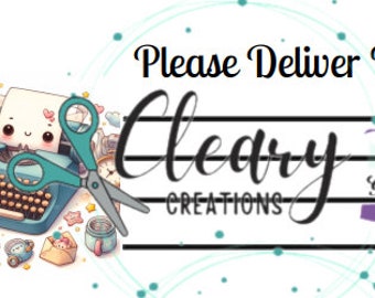 Printable Please Deliver To PDT Labels Pen pals Address Label Shipping Mailing INSTANT DOWNLOAD Happy Mail