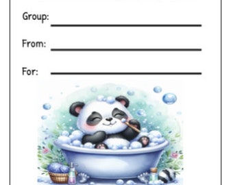 Printable INSTANT DOWNLOAD Tag Insert RAK Wish Group Label Pen Pal ...